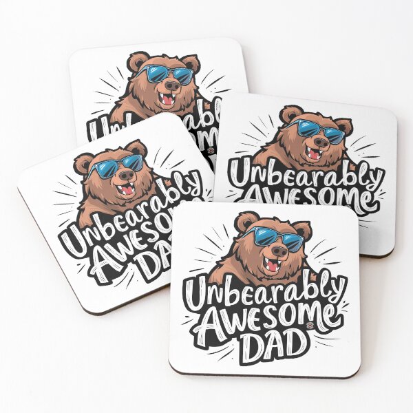 Item preview, Father's Day Awesome Dad Bear - Eye Voodoo designed and sold by eyevoodoo.