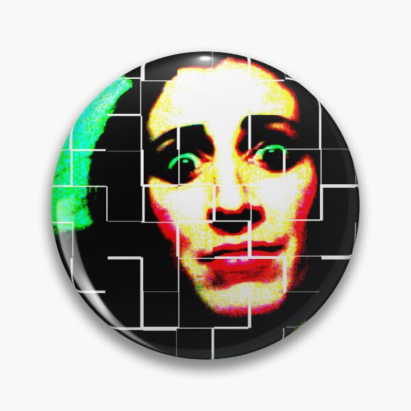 Item preview, Abstract filtered photography split woman portrait designed and sold by Carré Comme Orange.