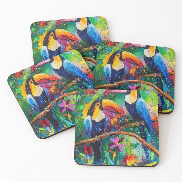 Item preview, Happy toucans designed and sold by VladArt House.