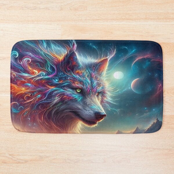 Item preview, Wolf, moon, colors, art designed and sold by Redbdon.