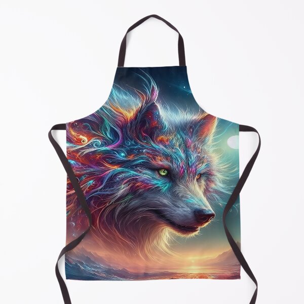 Item preview, Wolf, moon, colors, art designed and sold by Redbdon.