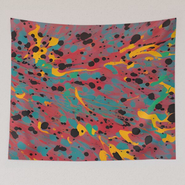 Item preview, Printed image of paint splatters v3 designed and sold by JaReVa.