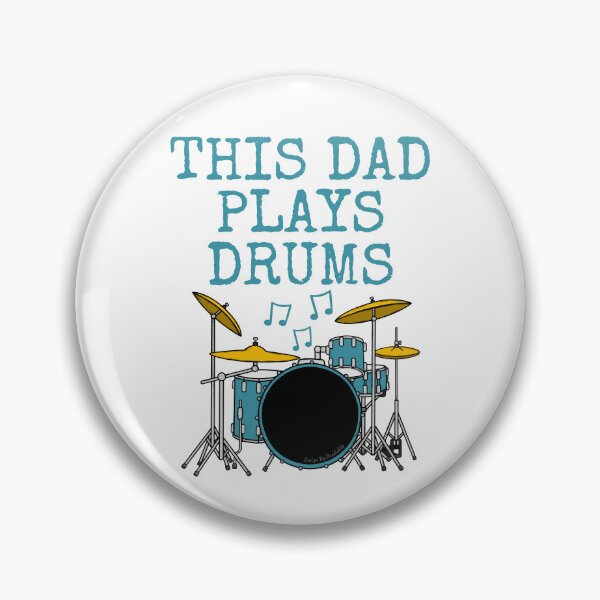 Item preview, This Dad Plays Drums, Drum Kit Drummer Father's Day designed and sold by doodlerob.