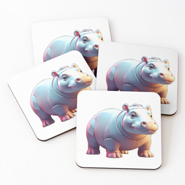 Item preview, Adorable Hippo designed and sold by NeatThingLover.
