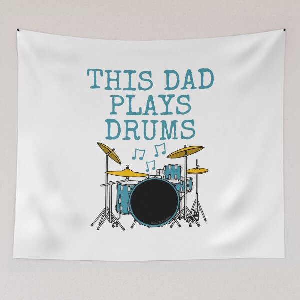 Item preview, This Dad Plays Drums, Drum Kit Drummer Father's Day designed and sold by doodlerob.