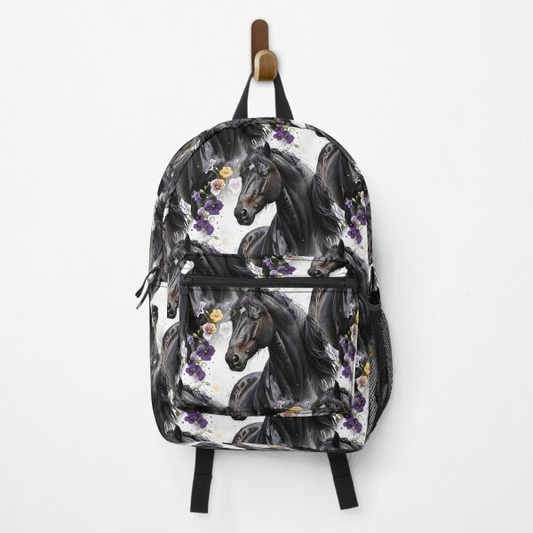 Item preview, A New Jersey Horse Surrounded By Common Violet Flowers designed and sold by taiche.
