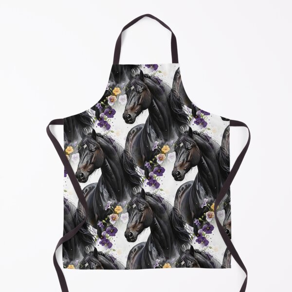 Item preview, A New Jersey Horse Surrounded By Common Violet Flowers designed and sold by taiche.