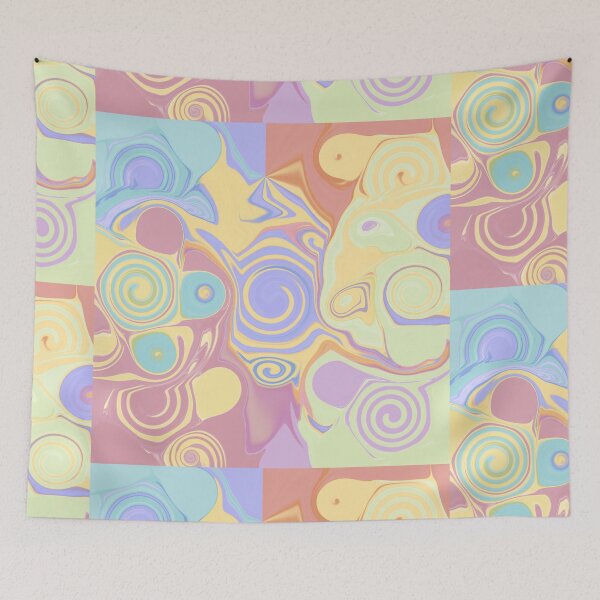 Item preview, abstract pastel pattern designed and sold by Tetiana Pohurska.