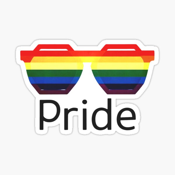Item preview, Pride Rainbow Sunglasses: Seeing the World with Love and Acceptance designed and sold by SplashTastic.