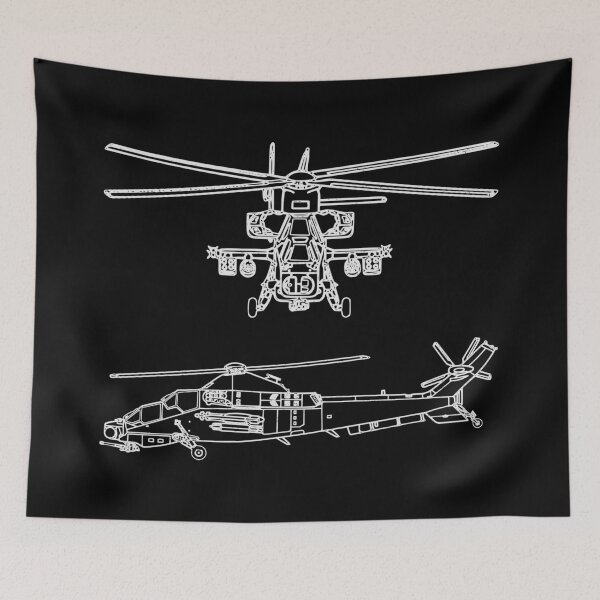 Item preview, Denel Rooivalk Attack Helicopter designed and sold by zarshirts.