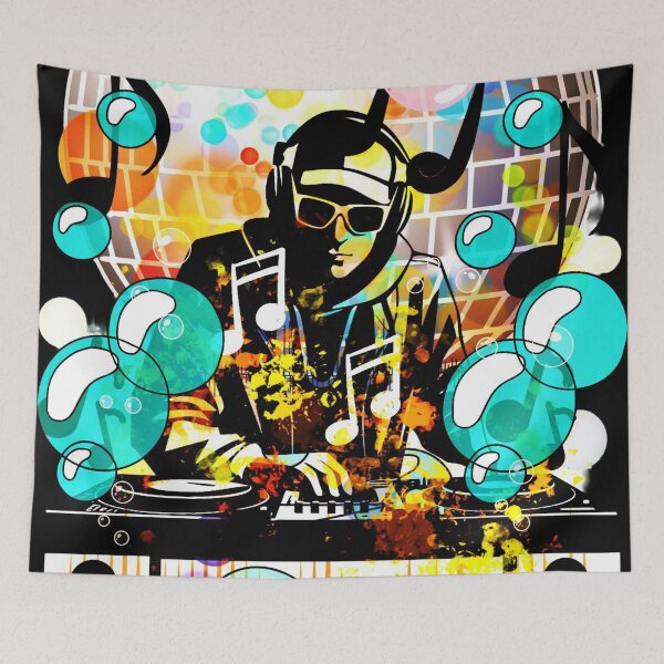 Item preview, DJ Stereo in the House designed and sold by DEZINOMANIA.