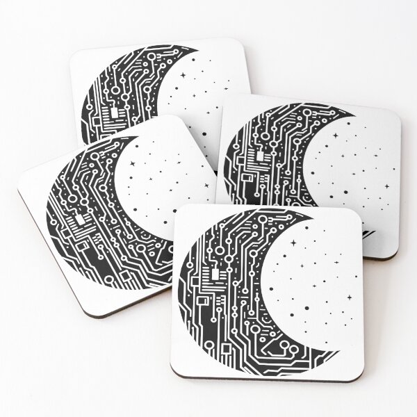 Item preview, Circuit Board Moon Programmer Coding Geek designed and sold by TKsTees.