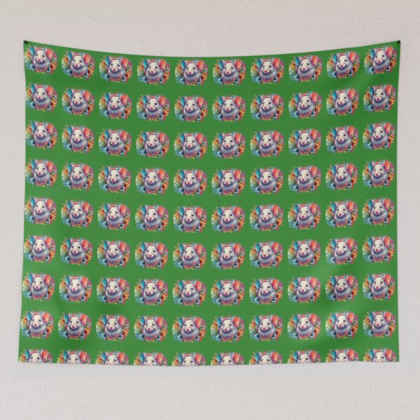 Item preview, A beautiful mouse With a colorful background full of leaves and flowers around designed and sold by Marcoshop10.