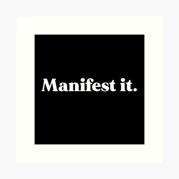 Item preview, Manifest it designed and sold by weirdly weird.