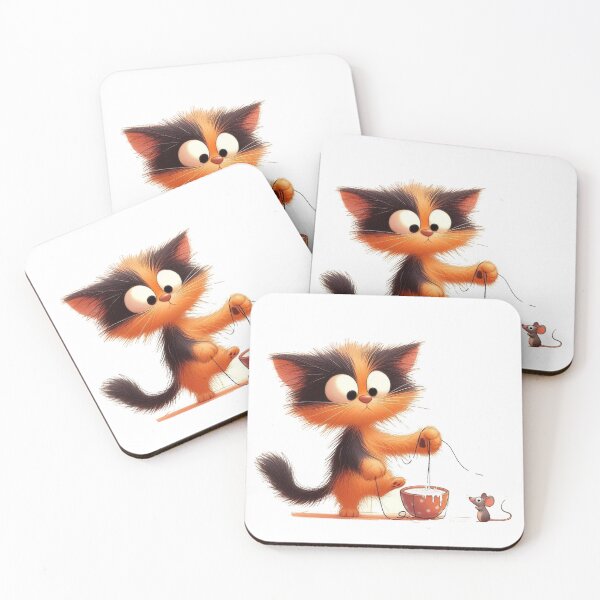 Item preview, Purrfect Companions: Cat and Mouse Duo designed and sold by Hungry-Murphy.
