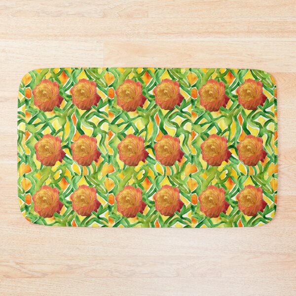 Item preview, Yellow & Orange Rose in a Pattern designed and sold by RivehArt.