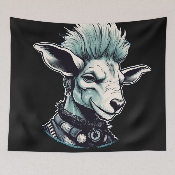 Item preview, Punk sheep designed and sold by ARTistCyberello.