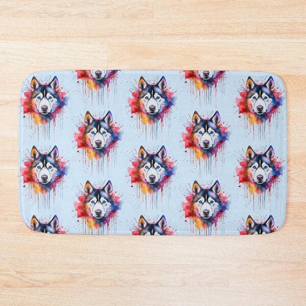 Item preview, Siberian Husky in Watercolor and Ink designed and sold by StephanieWard.