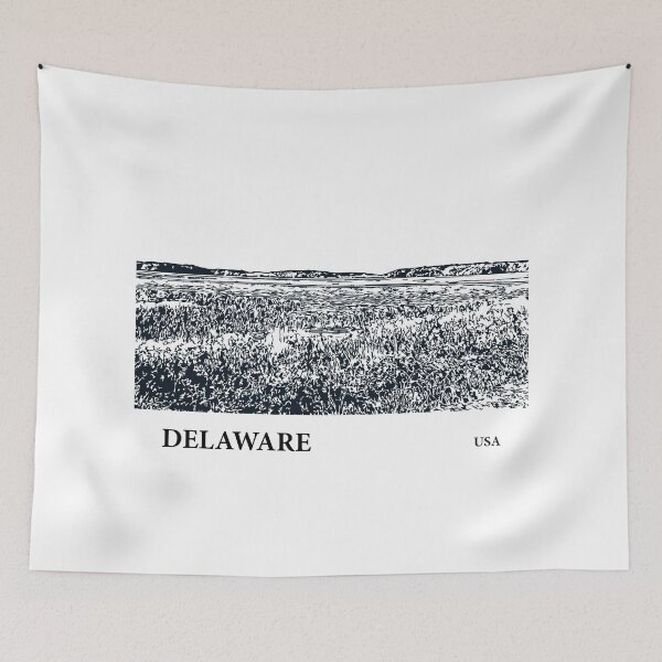 Item preview, Delaware USA designed and sold by Lakeric Cityscapes.