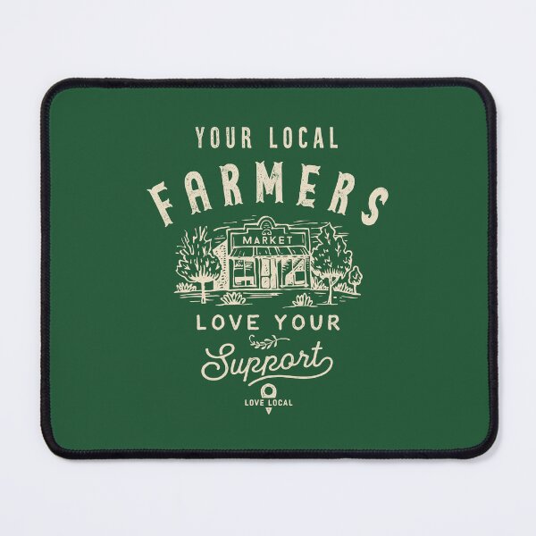 Item preview, Support Local Farmers Food Markets Retro Vintage Sign designed and sold by Geek Updated.