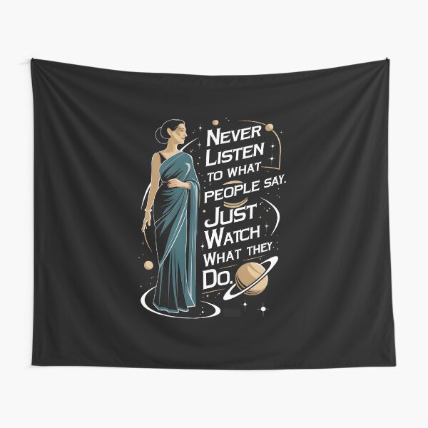 Item preview, Never Listen to What People Say, Just Watch What They Do - Silhouette - Scifi designed and sold by Fenay Designs.