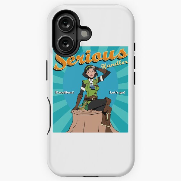Vista previa del artículo con la obra «Manejador serio de Monster Hunter», diseñado y vendido por CuteNCool.