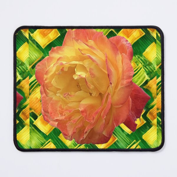 Item preview, Yellow & Orange Rose Weave Pattern designed and sold by RivehArt.