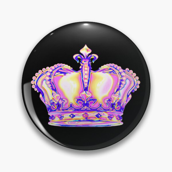 Item preview, Holographic King Crown Art designed and sold by cajoyoatm.