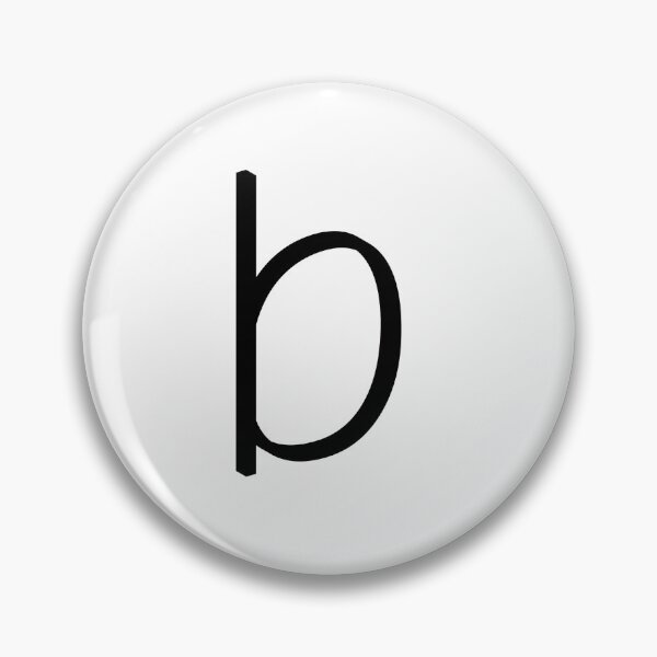 Item preview, Contemporary Geometric Lowercase Alphabet Artwork - Letter b designed and sold by uncoXab.
