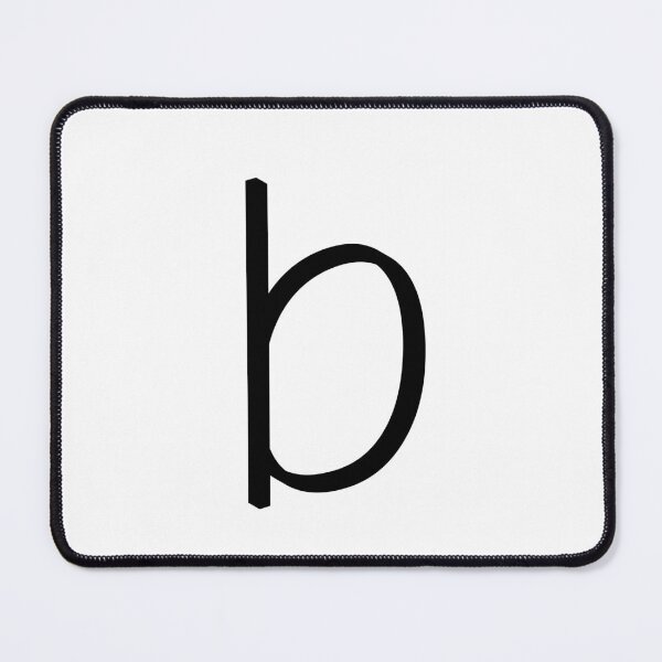 Item preview, Contemporary Geometric Lowercase Alphabet Artwork - Letter b designed and sold by uncoXab.