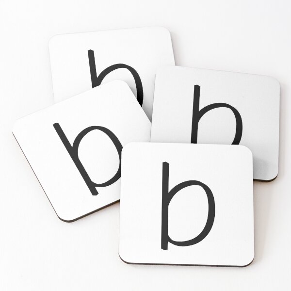 Item preview, Contemporary Geometric Lowercase Alphabet Artwork - Letter b designed and sold by uncoXab.