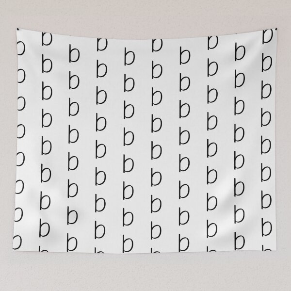 Item preview, Contemporary Geometric Lowercase Alphabet Artwork - Letter b designed and sold by uncoXab.