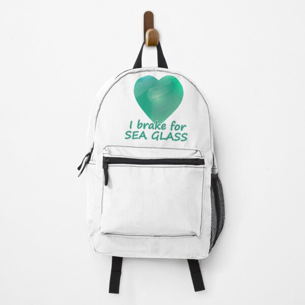 Item preview, Abstract Teal Sea Glass Heart designed and sold by Beachy.