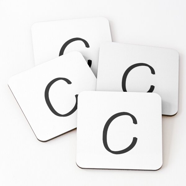 Item preview, Contemporary Geometric Lowercase Alphabet Artwork - Letter c designed and sold by uncoXab.