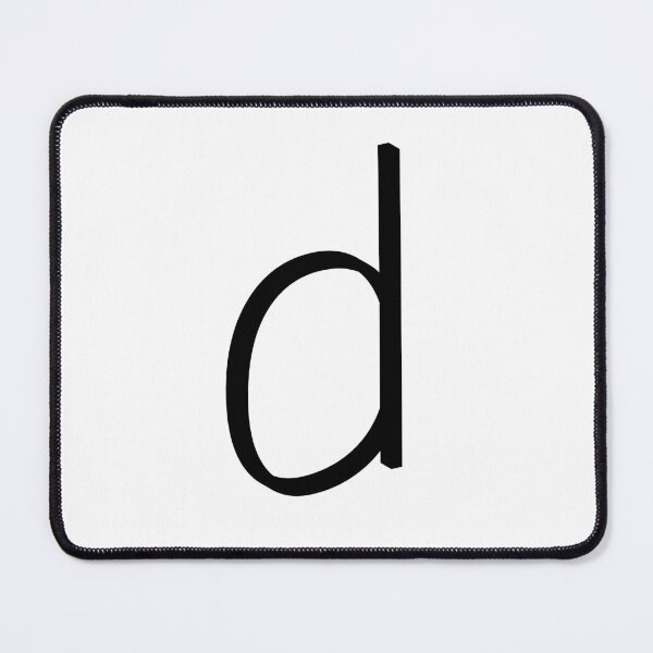 Item preview, Contemporary Geometric Lowercase Alphabet Artwork - Letter d designed and sold by uncoXab.
