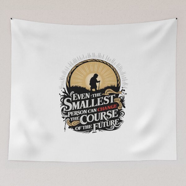 Item preview, Even the Smallest Person Can Change the Course of the Future - Sunset Silhouette - Fantasy designed and sold by Fenay Designs.