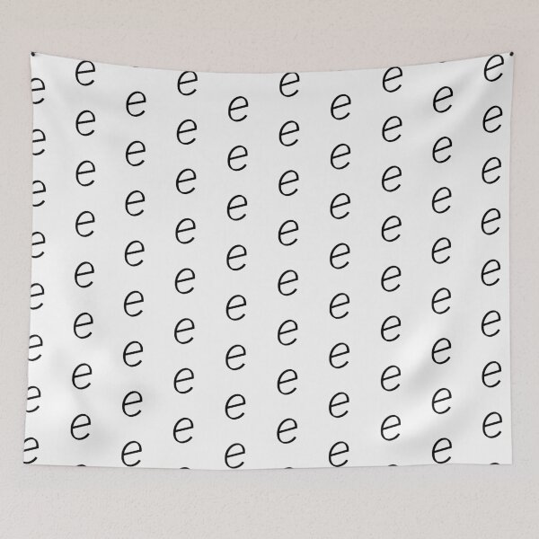 Item preview, Contemporary Geometric Lowercase Alphabet Artwork - Letter e designed and sold by uncoXab.
