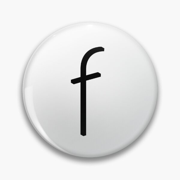 Item preview, Contemporary Geometric Lowercase Alphabet Artwork - Letter f designed and sold by uncoXab.