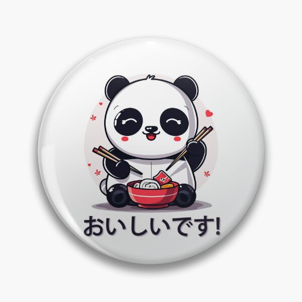 Item preview, Kombini, happy panda eating, Japanese designed and sold by Mikakujumi.