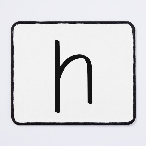 Item preview, Contemporary Geometric Lowercase Alphabet Artwork - Letter h designed and sold by uncoXab.