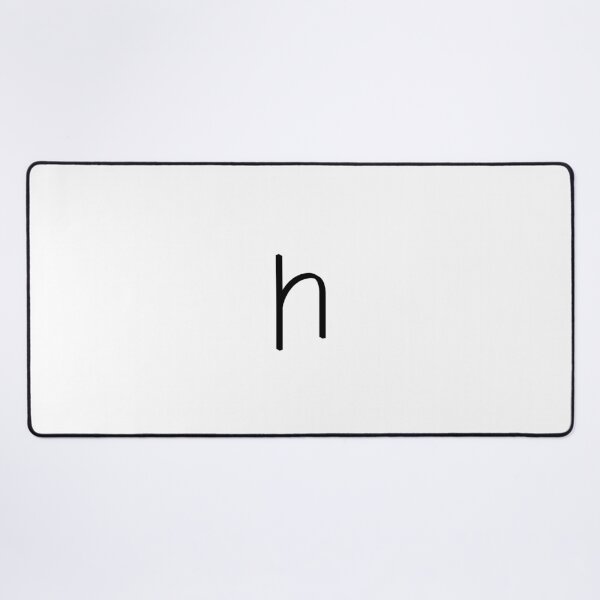 Item preview, Contemporary Geometric Lowercase Alphabet Artwork - Letter h designed and sold by uncoXab.