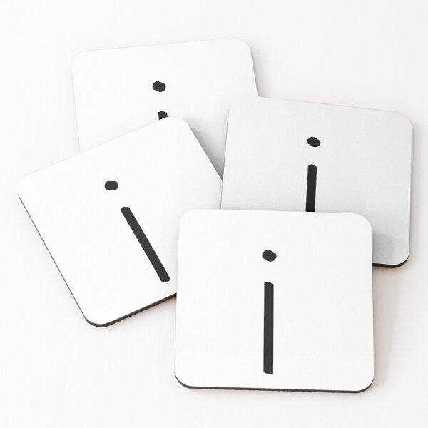 Item preview, Contemporary Geometric Lowercase Alphabet Artwork - Letter i designed and sold by uncoXab.