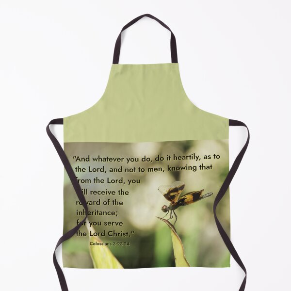 Item preview, Colossians 3:23 & 24 with Dragonfly  designed and sold by Linda Walsh.