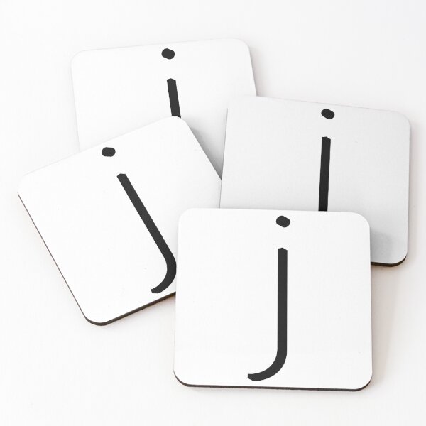 Item preview, Contemporary Geometric Lowercase Alphabet Artwork - Letter j designed and sold by uncoXab.