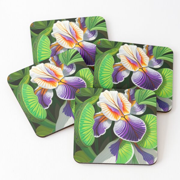 Item preview, Purple & White Iris designed and sold by RivehArt.