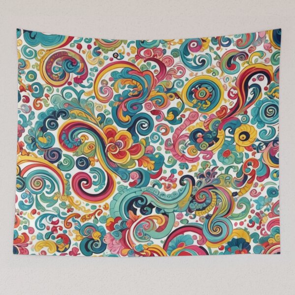 Item preview, vibrant colors pattern designed and sold by metebf.
