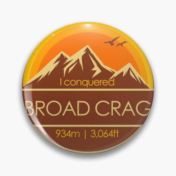 Item preview, I Conquered Broad Crag Hiker's Collectable designed and sold by LegsMiserable.