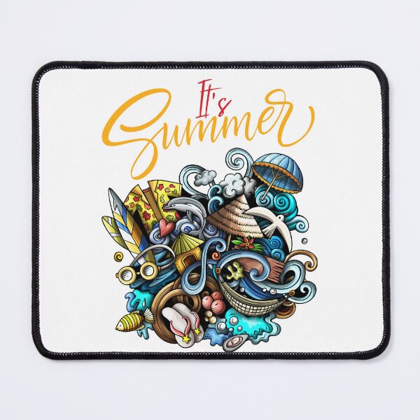 Item preview, IT'S SUMMER | BEACH TIME designed and sold by MUDUGAMU.