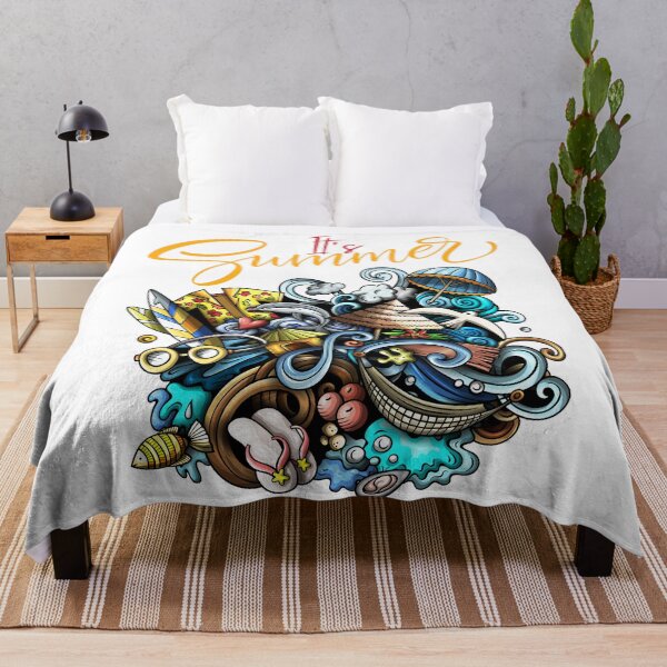Item preview, IT'S SUMMER | BEACH TIME designed and sold by MUDUGAMU.