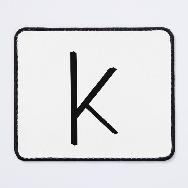 Item preview, Contemporary Geometric Lowercase Alphabet Artwork - Letter k designed and sold by uncoXab.